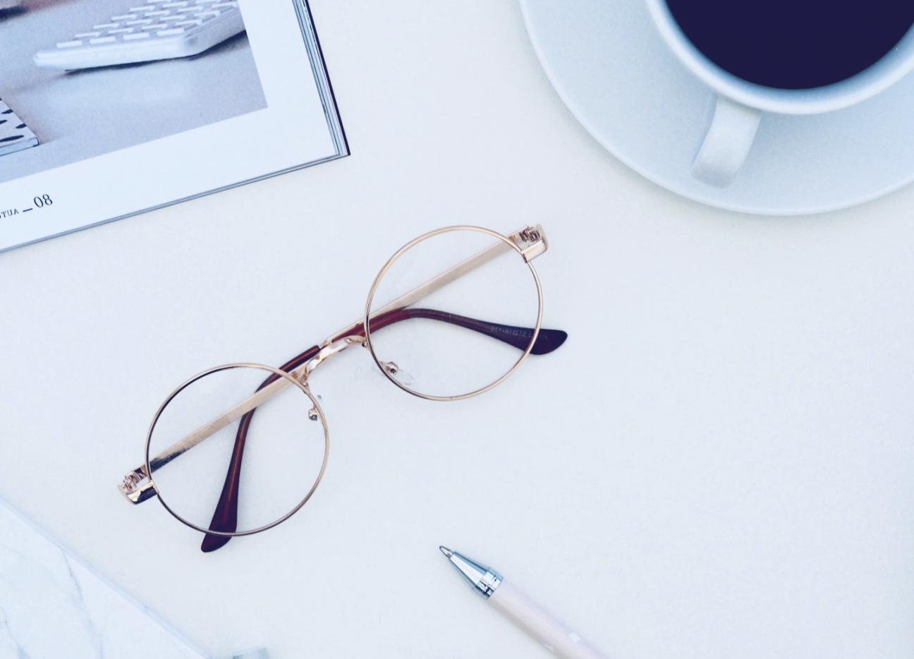 Financial preparation workspace with calculator and financial reports